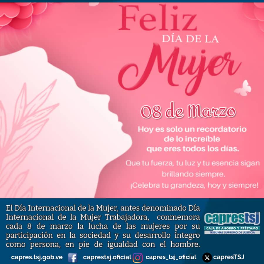 DÍA INTERNACIONAL DE LA MUJER