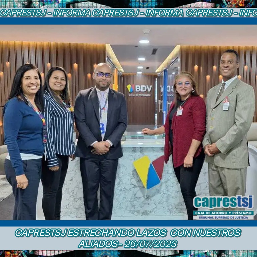 CAPRESTSJ ESTRECHANDO LAZOS CON NUESTROS ALIADOS (26/07/2023)