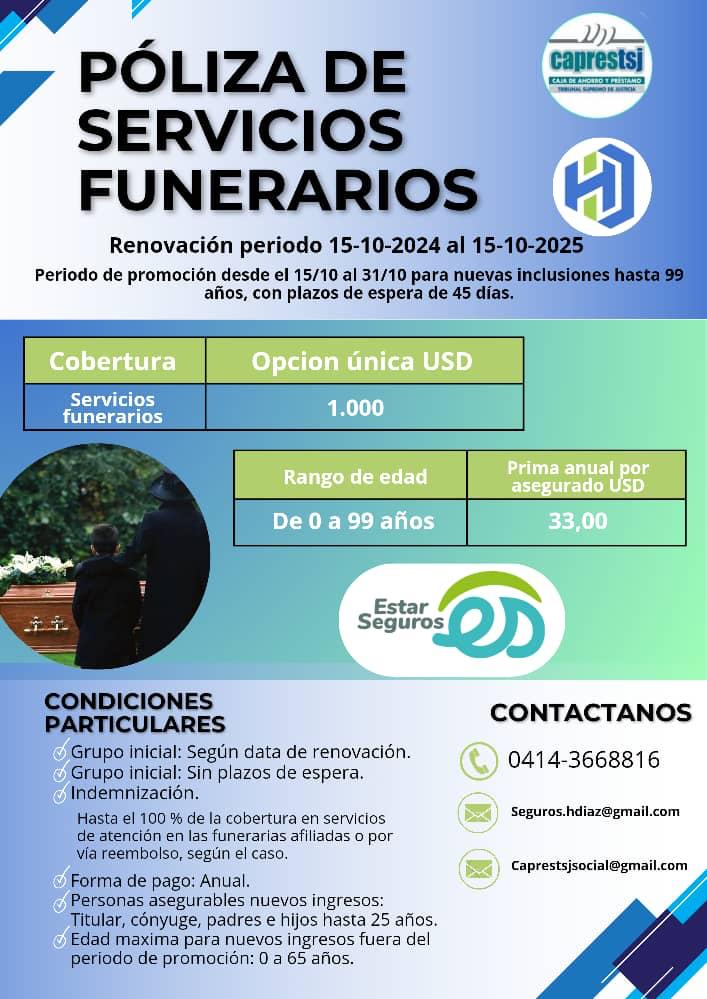 Poliza de Seguro funerario